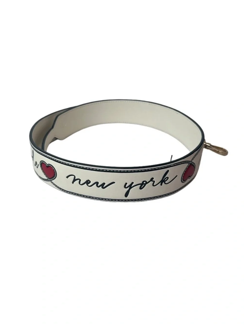Kate Spade Limited Edition Heart Collection Adjustable Leather Bag Strap